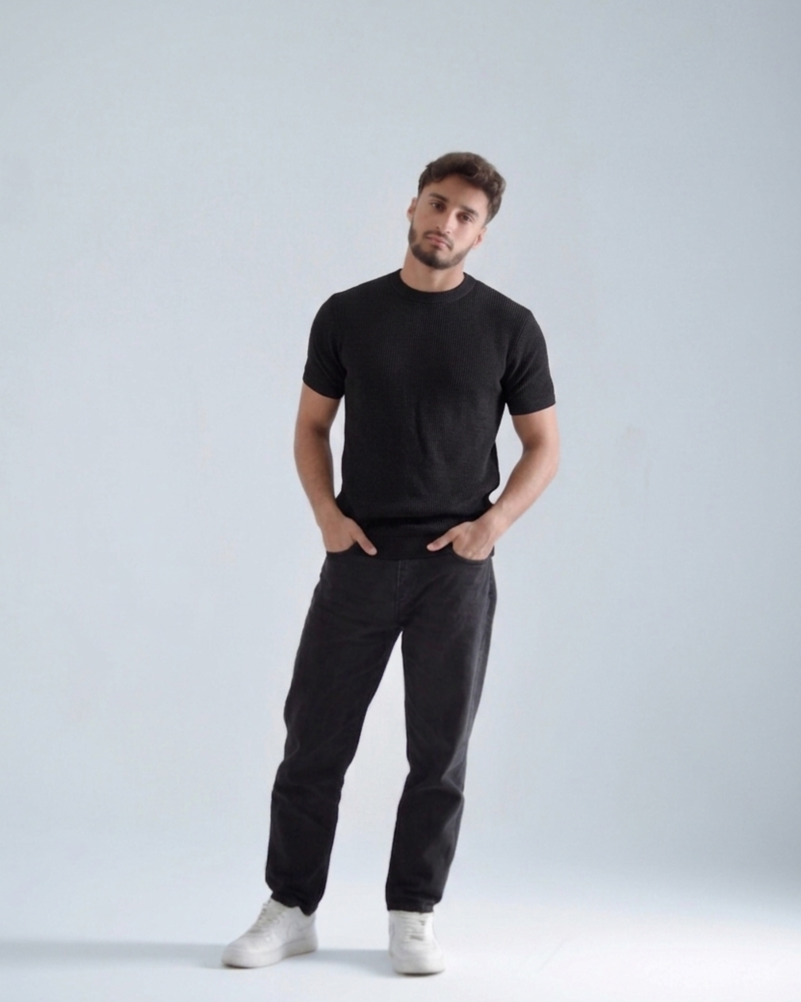 Black Late Shift Knits